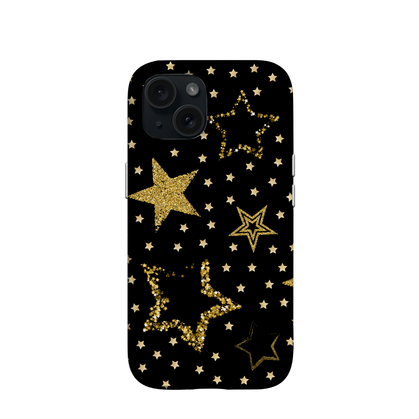 Black and Gold Star Girl Phone case