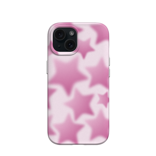 Pink Aura Star Girl iPhone case