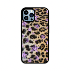 Purple Galaxy Leopard Print IPhone Case